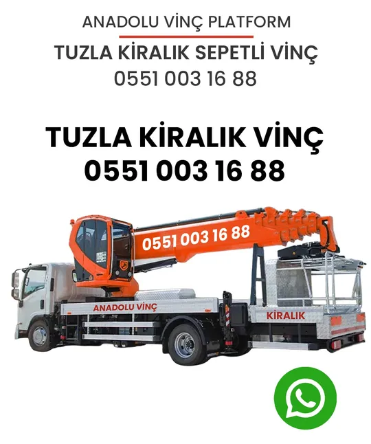 Tuzla kiralık vinç görseli